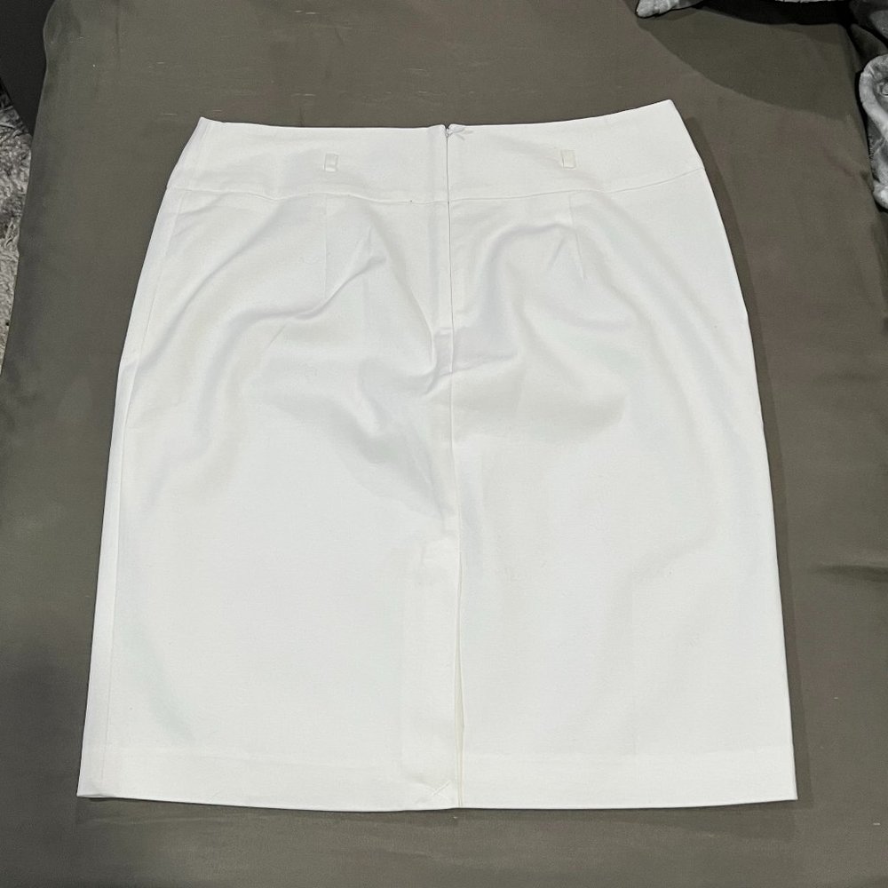 White Pencil Skirt Size 12